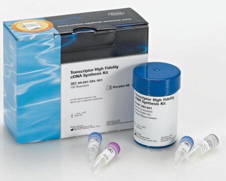 Kit de synthèse d’ADNc Transcriptor High Fidelity sufficient for 50&#160;reactions, sufficient for 100&#160;reactions, sufficient for 200&#160;reactions, suitable for RT-PCR, suitable for RT-qPCR