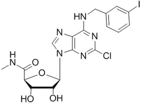 Adenosine A3受体激动剂，2-Cl-IB-MECA A highly selective agonist of adenosine A3 receptor (Ki = 330 pM)