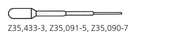 聚乙烯移液管 fine tip extended, small bulb, draw 1.0&#160;mL, non-sterile