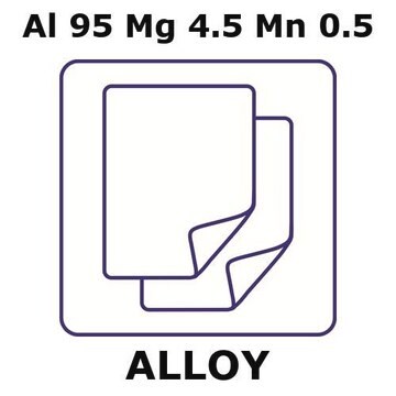 Aluminum alloy 5083 foil, Al95%/Mg 4.5%/Mn 0.5%, thickness 1.2&#160;mm, size 300 × 300&#160;mm