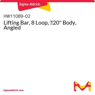 Lifting Bar, 8 Loop, &#8709;20" Body, Angled