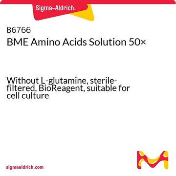 Solução de aminoácidos para BME 50× Without L-glutamine, sterile-filtered, BioReagent, suitable for cell culture