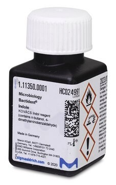 Bactident&#8482; Odczynnik indolowy Kovaca Available in a practical dropper bottle, for Escherichia coli