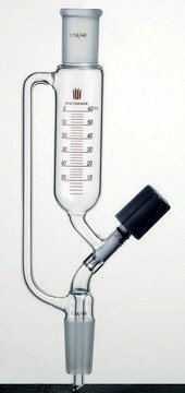 Synthware&#8482; pressure equalizing funnel with high vacuum valve 60 mL, joint: ST/NS 14/20, valve size 0-4 mm