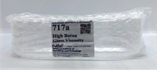 Hi boron glass viscosity NIST&#174; SRM&#174; 717a