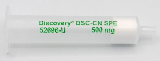 Tubo de SPE Discovery&#174; DSC-CN bed wt. 500&#160;mg, volume 6&#160;mL, pk of 30