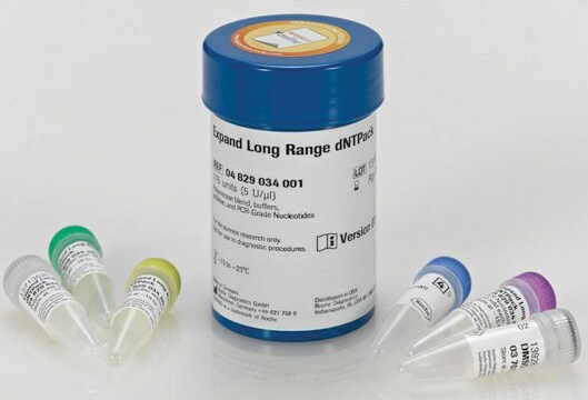 Expand&#8482; 长片段dNTPack suitable for PCR, hotstart: no, Long Range PCR