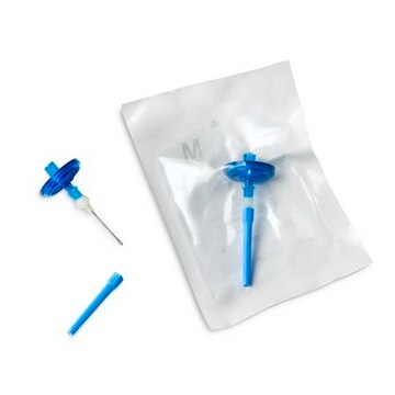 Aiguilles évent Steritest&#174; suitable for sterility testing, for glass vials with rubber septa and rigid plastic vials., PTFE (hydrophobic membrane filter)