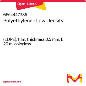 Polyethylene - Low Density (LDPE), film, thickness 0.5&#160;mm, L 20&#160;m, colorless