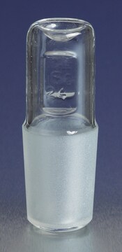 Pyrex&#174; ground-glass stopper joint: ST/NS 19/22, Combination reagent bottle/ground joint, hollow