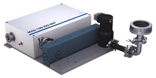 MAS-100 Iso MH&#174; Remote Microbial Air Sampler Pre-assembled for one head with USB, digital I/O and ProfiBus interfaces