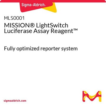 MISSION&#174; LightSwitch Luciferase Assay Reagent&#8482; Fully optimized reporter system