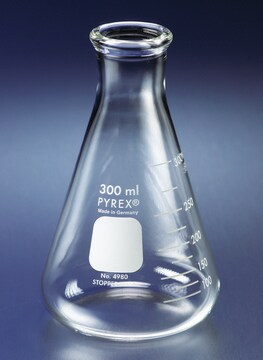 Pyrex&#174; narrow-mouth graduated Erlenmeyer flask capacity 4,000&#160;mL