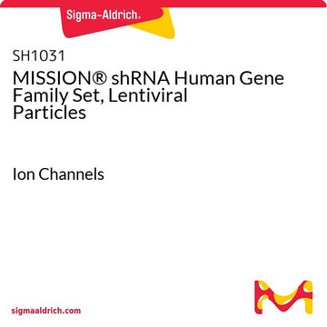 MISSION&#174; shRNAヒト遺伝子ファミリーセット、レンチウイルス粒子 Ion Channels