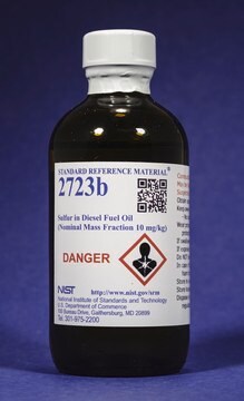 柴油中硫 NIST&#174; SRM&#174; 2723b, (nominal mass fraction 10mg/kg)