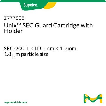 Unix&#8482; SEC Guard Cartridge with Holder SEC-200, L × I.D. 1&#160;cm × 4.0&#160;mm, 1.8&#160;&#956;m particle size