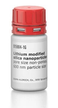 Lithium modified silica nanoparticles pore size non-porous, 600&#160;nm particle size