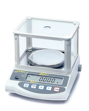 Kern EG series Toploader balances Kern EG220-3NM + 963-127, weighing capacity 220&#160;g, resolution: 0.001&#160;g, linearity: ±0.002&#160;g, DKD Calibration Certificate included