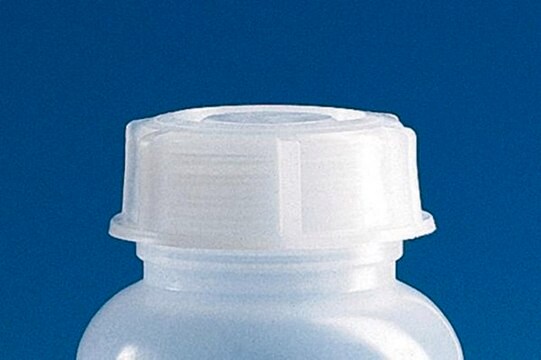 BRAND&#174; screw caps for LDPE bottles GL 65 thread