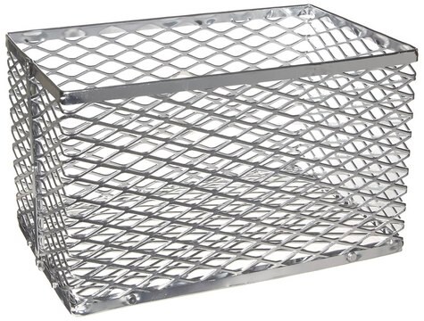 Aluminum Test Tube Basket basket L × width × H 256&#160;mm × 152&#160;mm × 152&#160;mm, silver