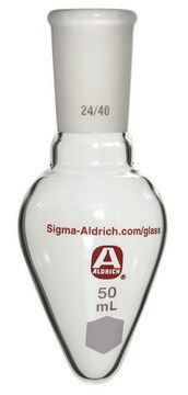 Aldrich&#174; pear-shaped flask capacity 50&#160;mL, joint: ST/NS 29/32