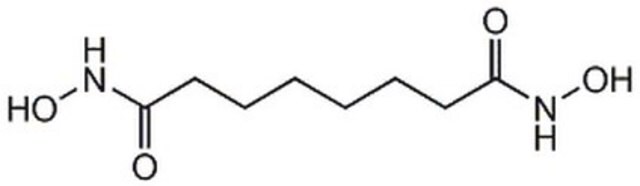 SBHA A cell-permeable bishydroxamic acid histone deacetylase (HDAC) inhibitor with anti-tumor properties.