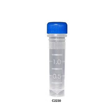 MTC&#8482; Bio ScrewSeal&#8482; Microcentrifuge Tubes self standing, clear, capacity 2.0&#160;mL, pack of 1000&#160;ea (10 x bags 100 ea)