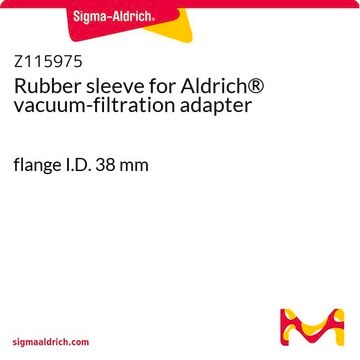 Rubber sleeve for Aldrich&#174; vacuum-filtration adapter flange I.D. 38&#160;mm