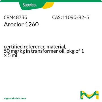 Aroclor 1260 solution certified reference material, 50&#160;mg/kg in transformer oil, pkg of 1 × 5&#160;mL