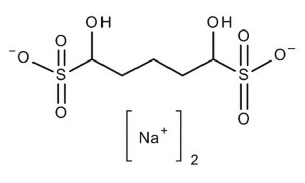 Glutardialdehyde bis (sodium hydrogen sulfite) for synthesis