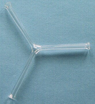 "Y" GlasSeal Connector, Borosilicate Glass pkg of 1&#160;ea