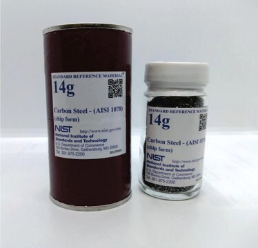 Kohlenstoffstahl NIST&#174; SRM&#174; 14g, (AISI 1078)