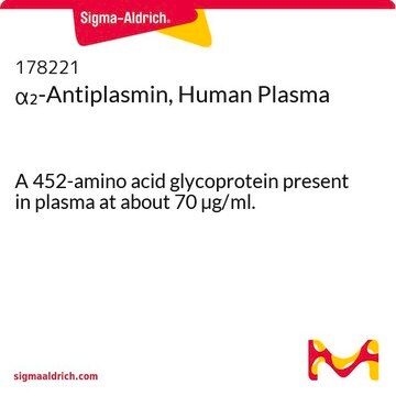 &#945;2-Antiplasmin, menschliches Plasma A 452-amino acid glycoprotein present in plasma at about 70 &#181;g/ml.