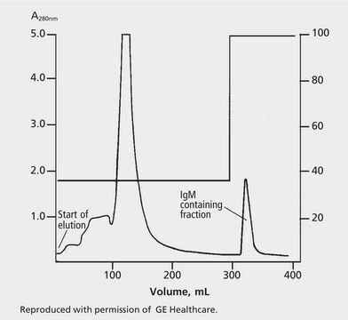 Immunoglobulins, IgM application for HPLC