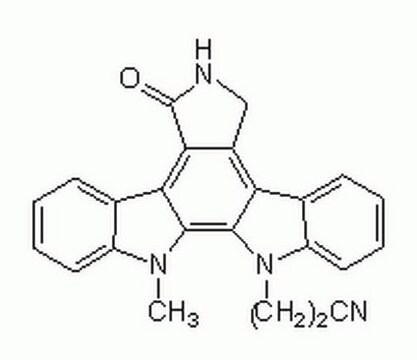 G&#246; 6976 G&#246; 6976, CAS 136194-77-9, is a cell-permeable, reversible, and ATP-competitive inhibitor of PKC (IC&#8325;&#8320; = 7.9 nM for rat brain). Exhibits selectively for PKC&#945; (IC&#8325;&#8320; = 2.3 nM) and &#946;I (IC&#8325;&#8320; = 6.2 nM).