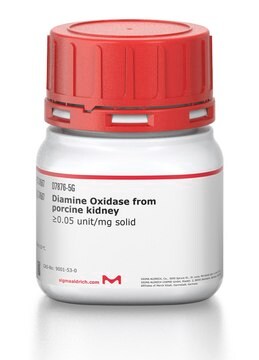 Diamine Oxidase from porcine kidney &#8805;0.05&#160;unit/mg solid