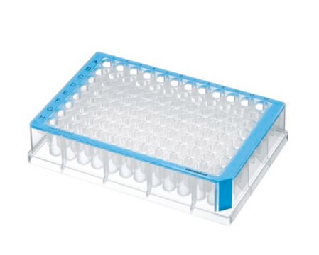 Eppendorf&#174; Deepwell plates, DNA LoBind, 96 wells white plate, conical bottom, colorless wells, capacity 500&#160;&#956;L, pkg of 40&#160;ea (5 bags × 8 plates)