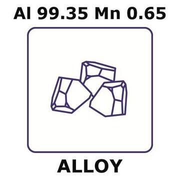 Aluminum-manganese alloy, Al99.35Mn0.65 50g lump, 6mm max. lump size, granular