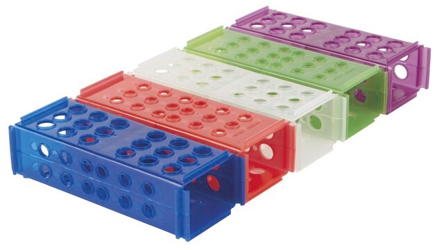 Clinical 4-Way Tube Rack assorted colors