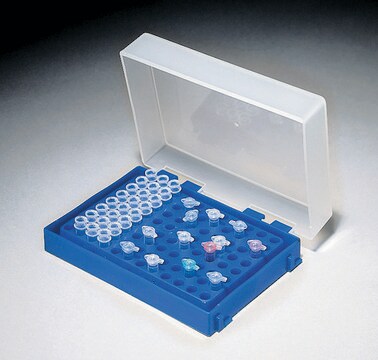 PCR 96 Well rack blue