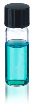 WHEATON&#174; clear sample vial with rubber lined cap packed in partitioned tray glass, tube capacity (16&#160;mL), screw cap