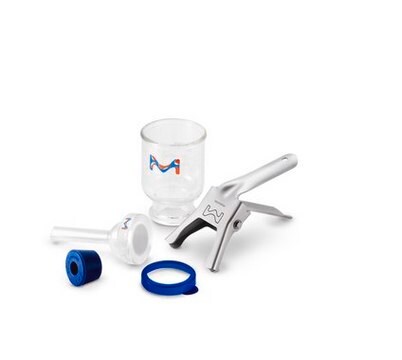 Portafiltro de vidrio clásico Millipore - Kit 47 mm, Glass frit membrane support, 300 mL funnel