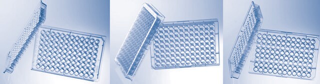 Greiner 96ウェルプレート、ポリスチレン flat bottom clear polystyrene wells, sterile