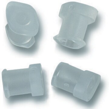 Female Luer Cap polypropylene, configured for capping luer tips, pkg of 12&#160;ea