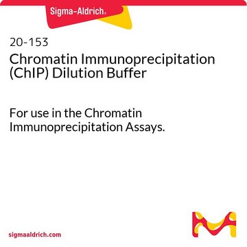 Bufor rozcieńczający do immunoprecypitacji chromatyny (ChIP) For use in the Chromatin Immunoprecipitation Assays.