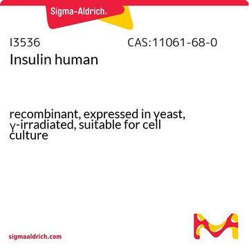 ヒトインスリン recombinant, expressed in yeast, &#947;-irradiated, suitable for cell culture