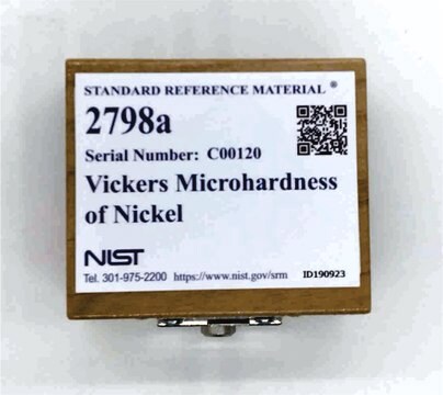 Vickers microhardness of nickel