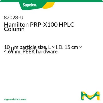 HPLC-Säule Hamilton PRP-X100 10&#160;&#956;m particle size, L × I.D. 15&#160;cm × 4.6&#160;mm, PEEK hardware