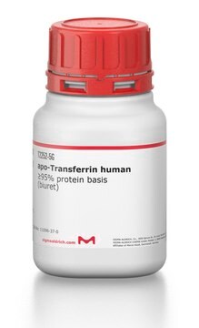 Apo-transferrina human &#8805;95% protein basis (biuret)