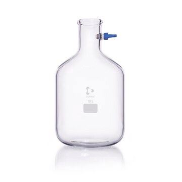 Duran&#174; Filtering Flasks Bottle shape, WITH KECK ASSEMBLY SET